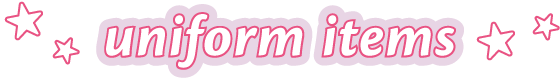 uniform items